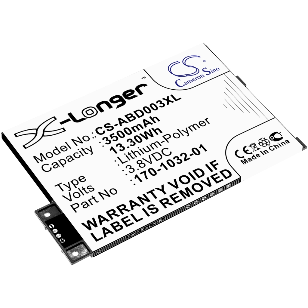 Batterijen Vervangt 170-1032-01