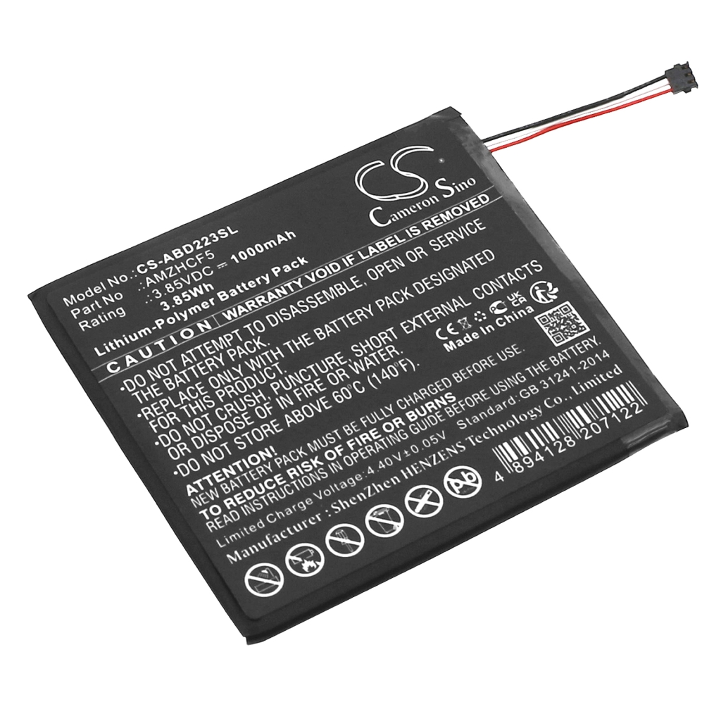 Ebook, eReader Batterij Amazon CS-ABD223SL