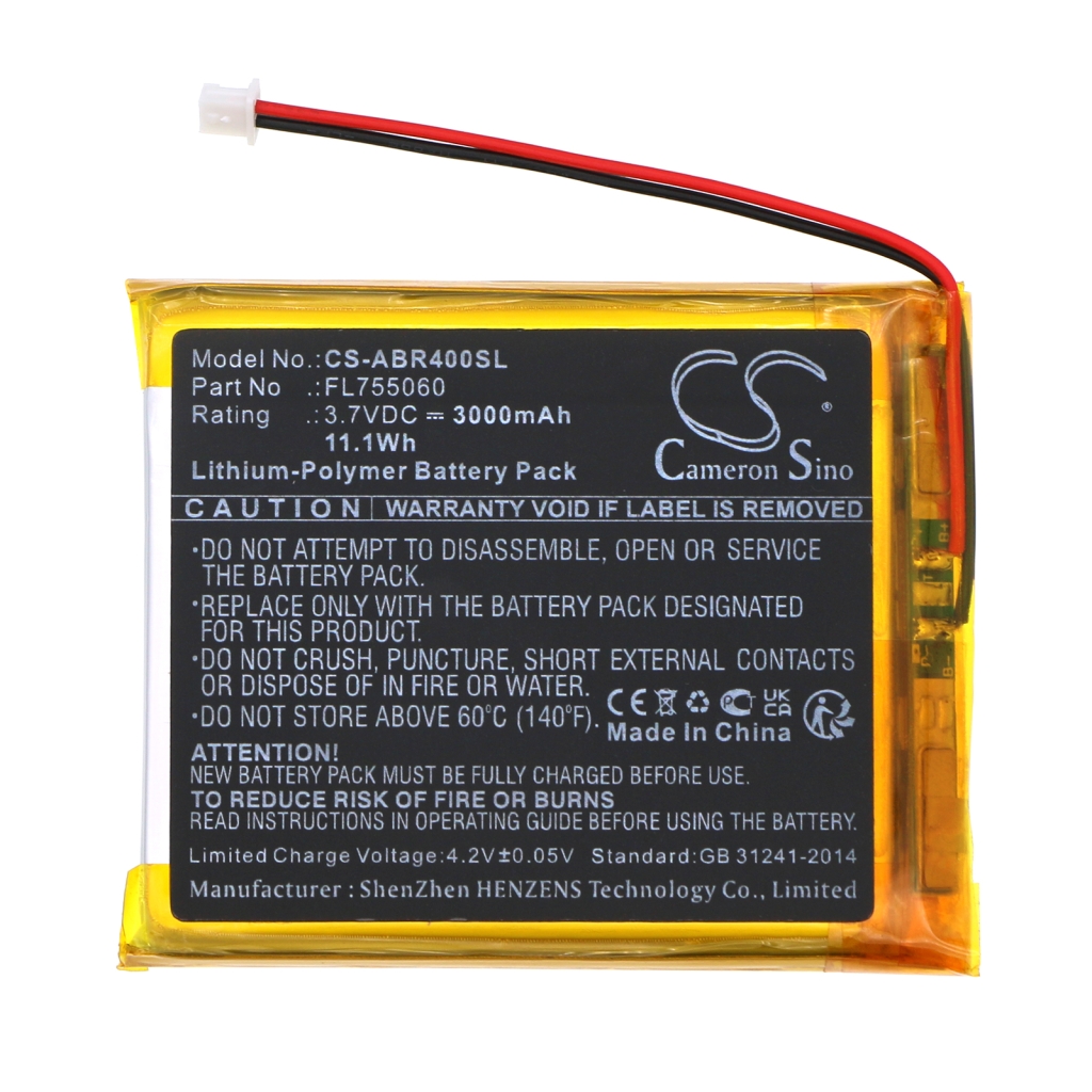 Batterij voor game, PSP, NDS Anbernic CS-ABR400SL