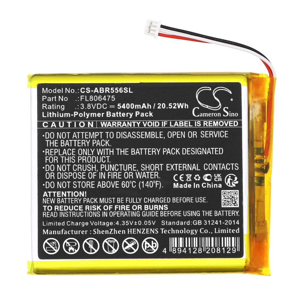 Batterij voor game, PSP, NDS Anbernic CS-ABR556SL
