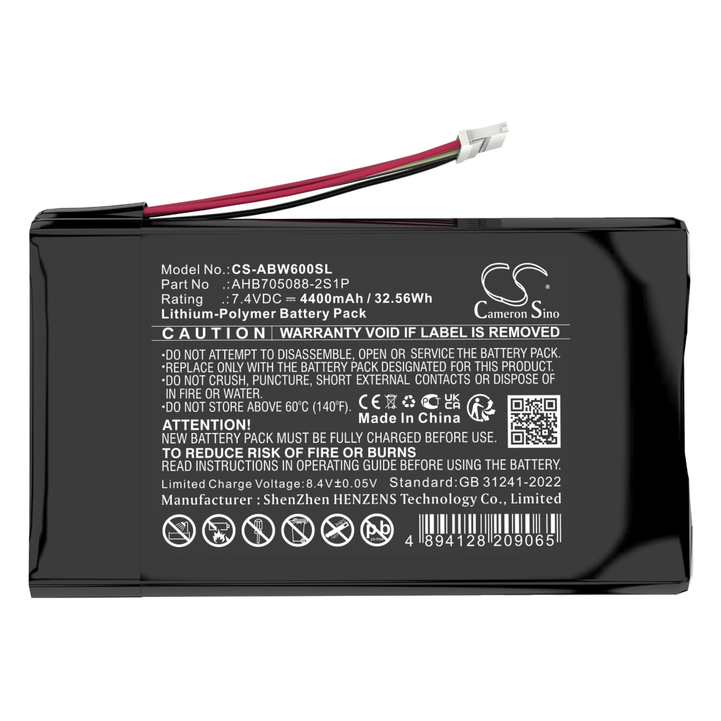 Batterij voor game, PSP, NDS Anbernic CS-ABW600SL