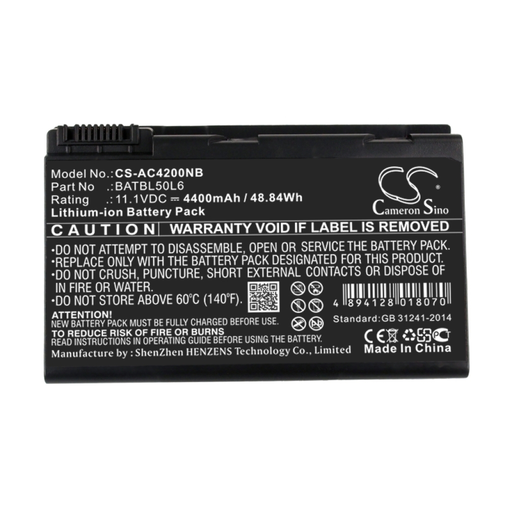 Compatibele batterijvervanging voor Acer BATBL50L6