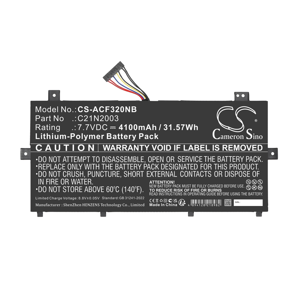 Notebook batterij Asus CS-ACF320NB