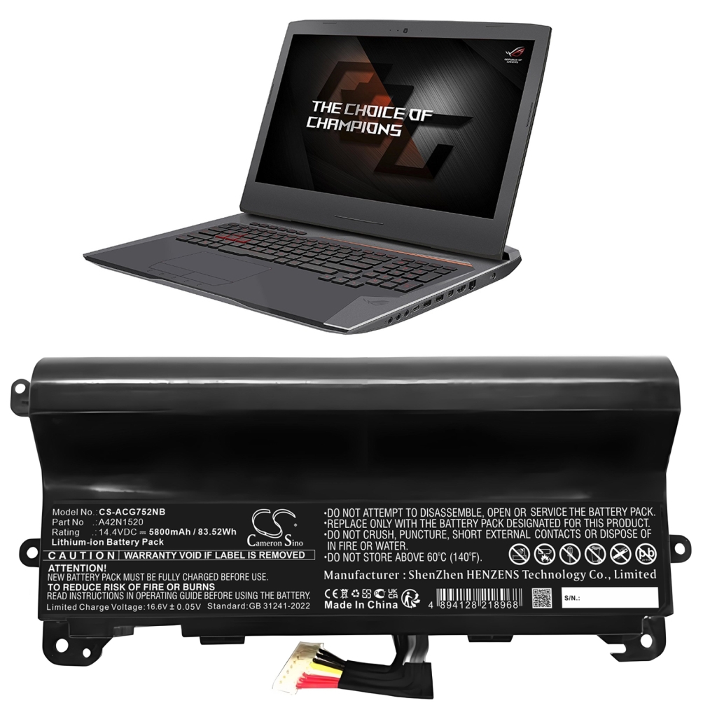 Batterijen Vervangt 0B110-00380200