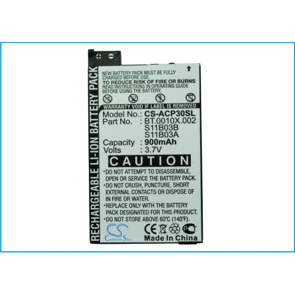 Batterij voor mobiele telefoon Alcatel CS-ACP30SL
