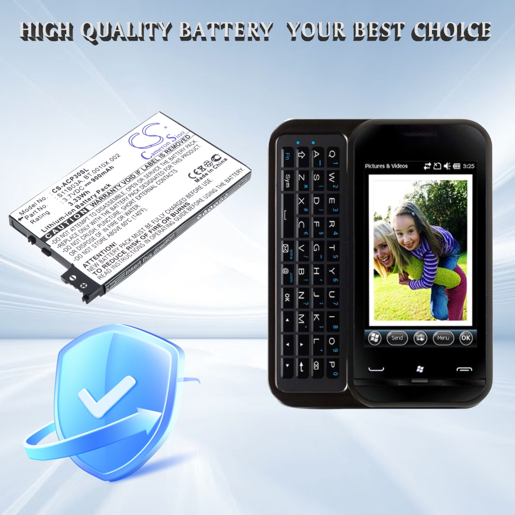 Batterij Vervangt BT.0010X.002