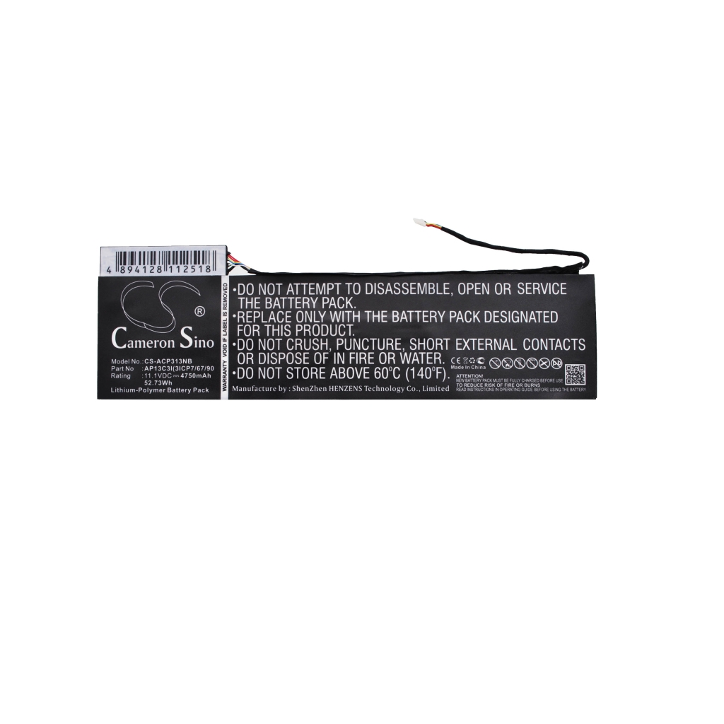 Battery compatible with Acer CS-ACP313NB