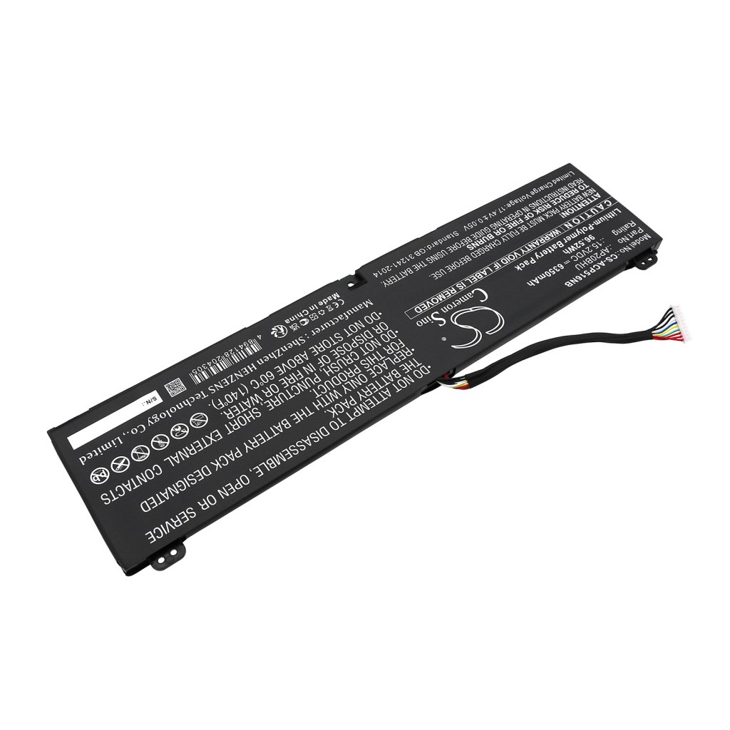 Compatible battery replacement for Acer AP20BHU
