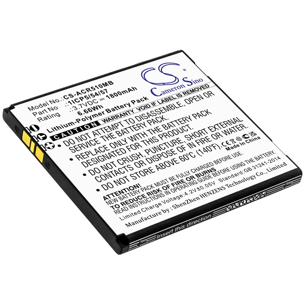 Compatibele batterijvervanging voor Angelcare 1ICP5/54/57