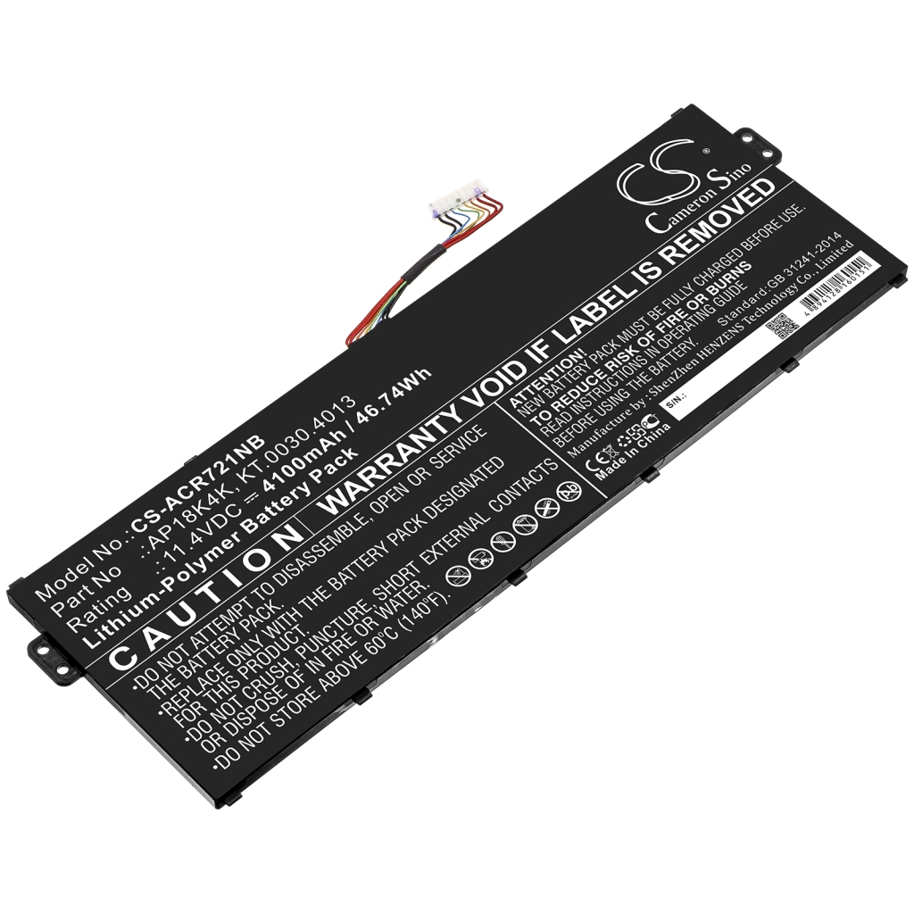 Batterij Vervangt KT.0030.4013