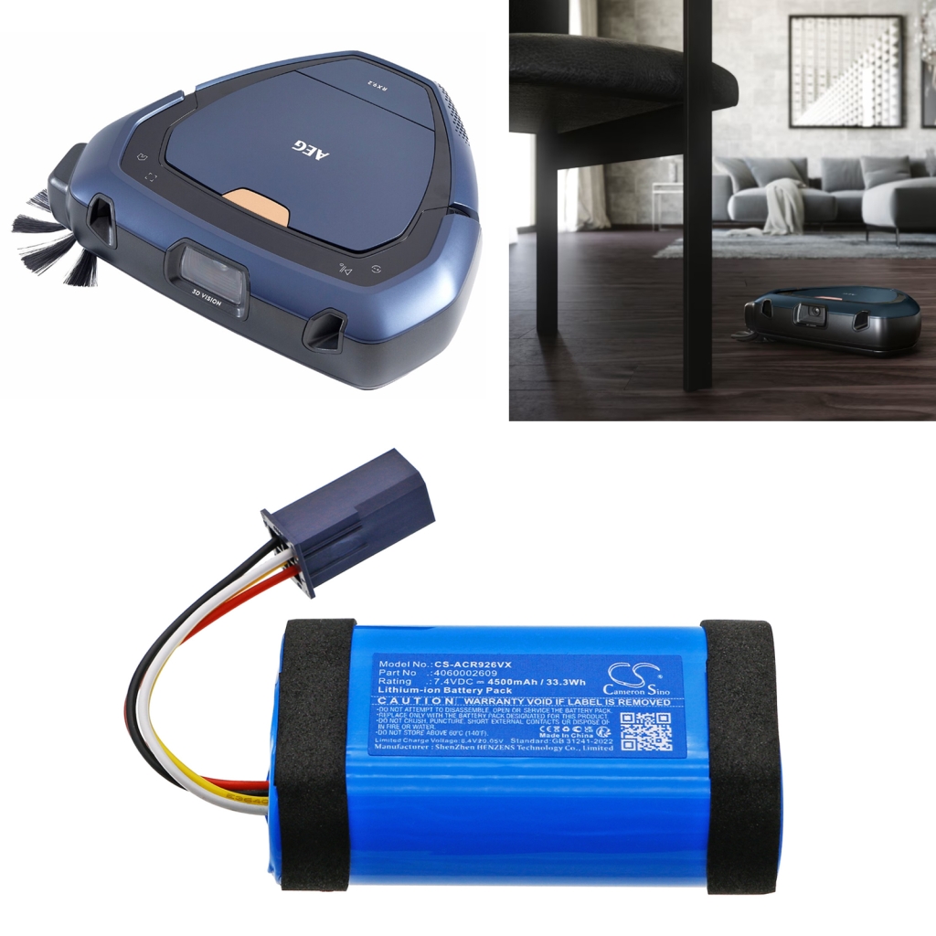 Compatibele batterijvervanging voor AEG 4060002609