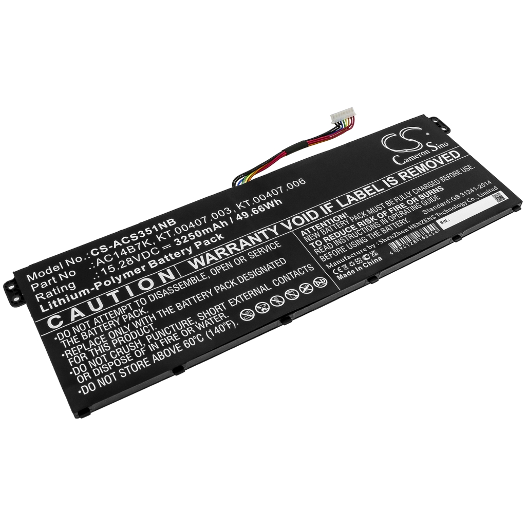 Batterijen Vervangt AC14B7K