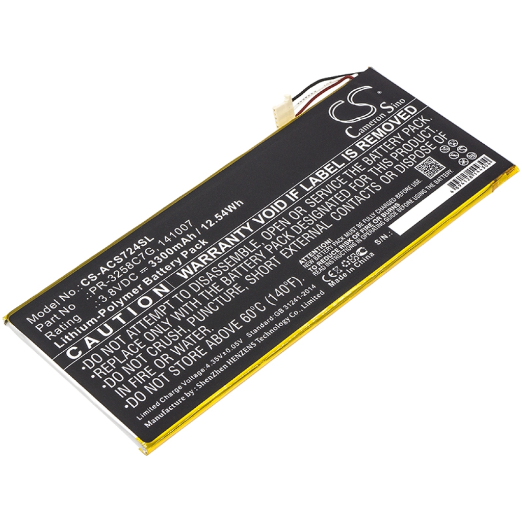Batterij Vervangt KT.0010N.001