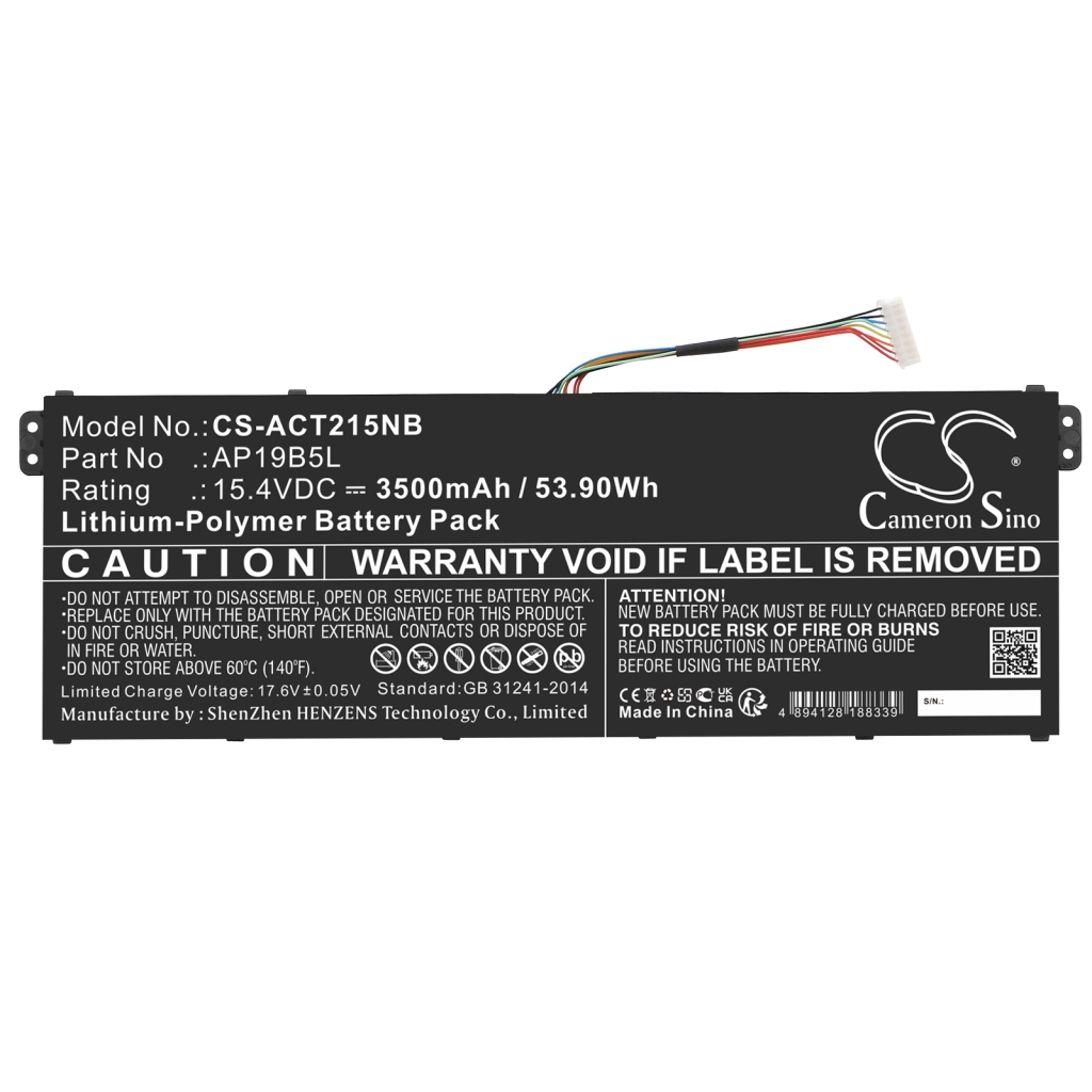 Notebook batterij Acer CS-ACT215NB