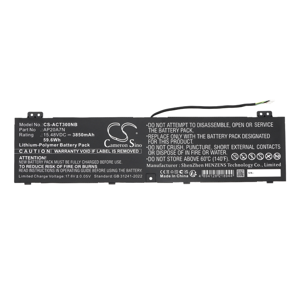 Batterij Vervangt AP20A7N