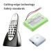 Battery compatible with Agfeo Auerswald Elmeg KIRK Tiptel CS-ACT30CL