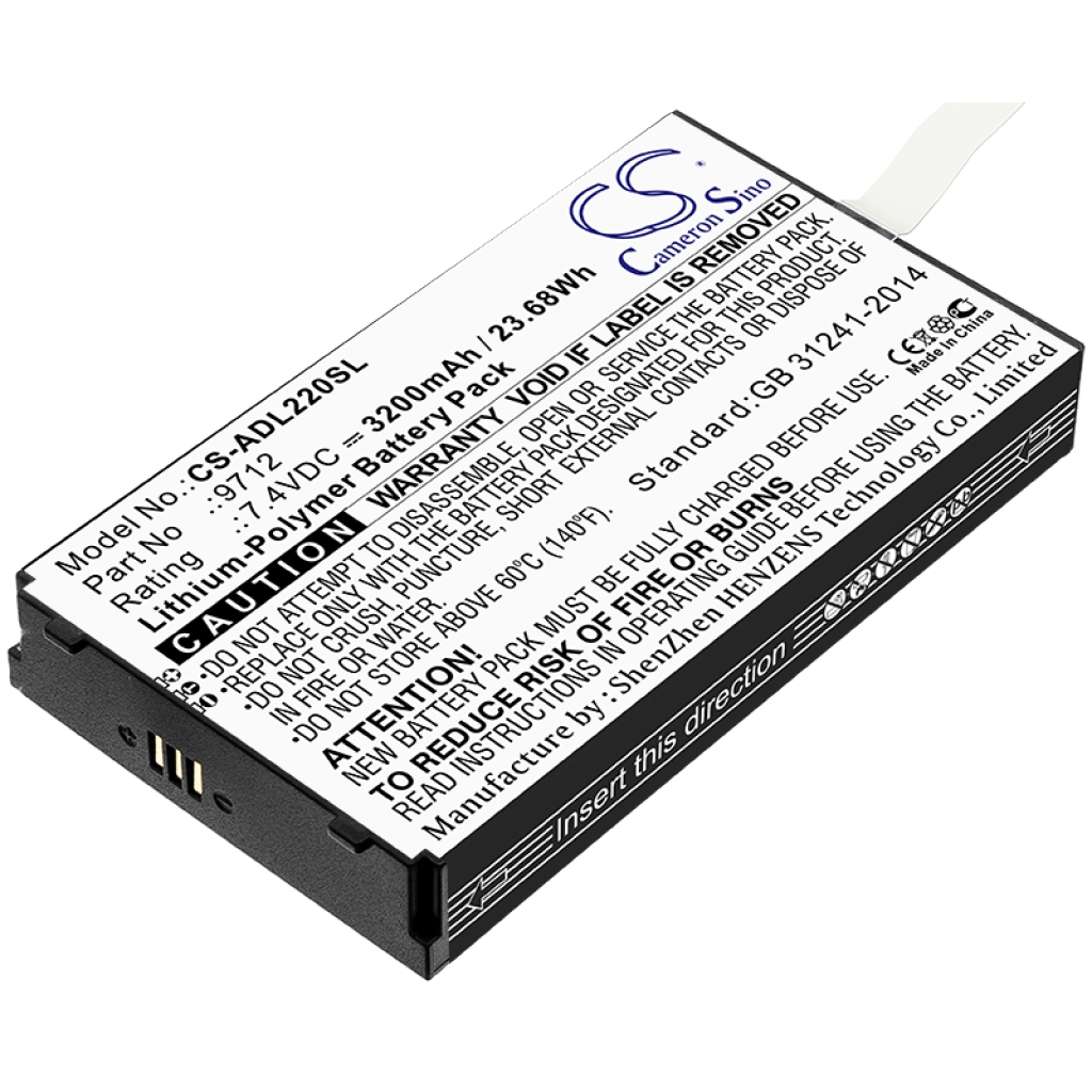 Batterijen Vervangt 9712