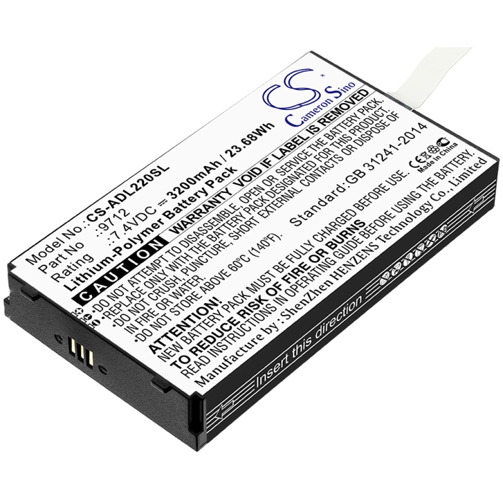 Batterijen Vervangt 9712