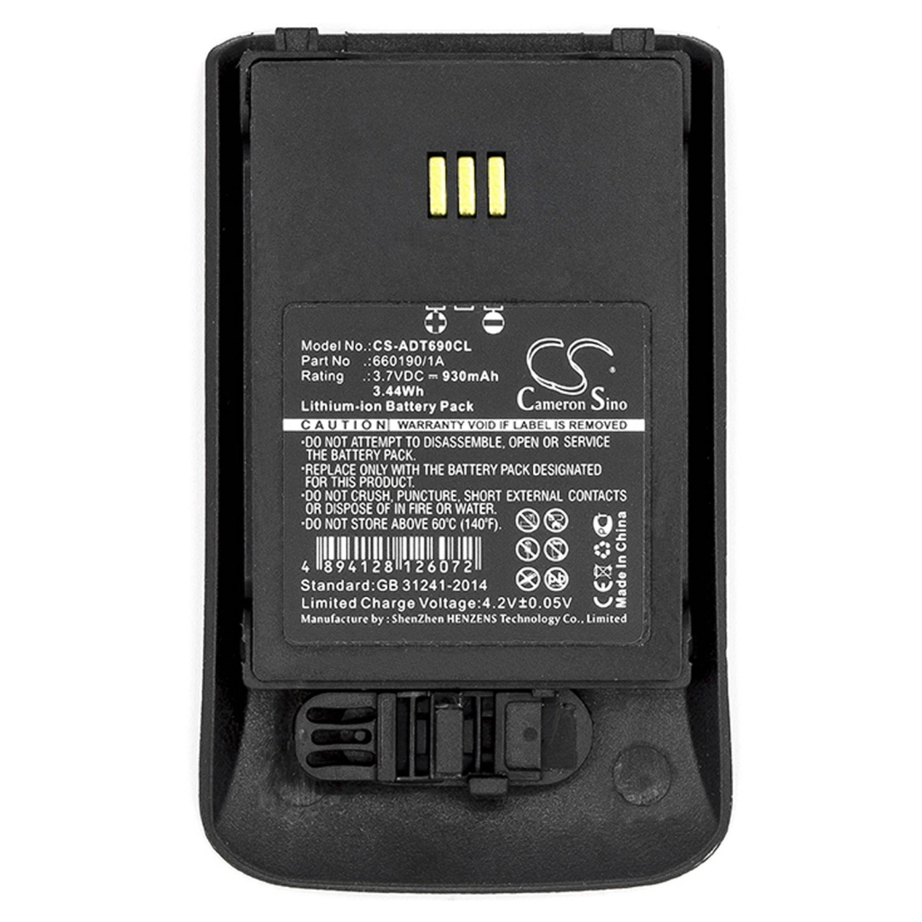 Batterijen Draadloze telefoon batterij CS-ADT690CL