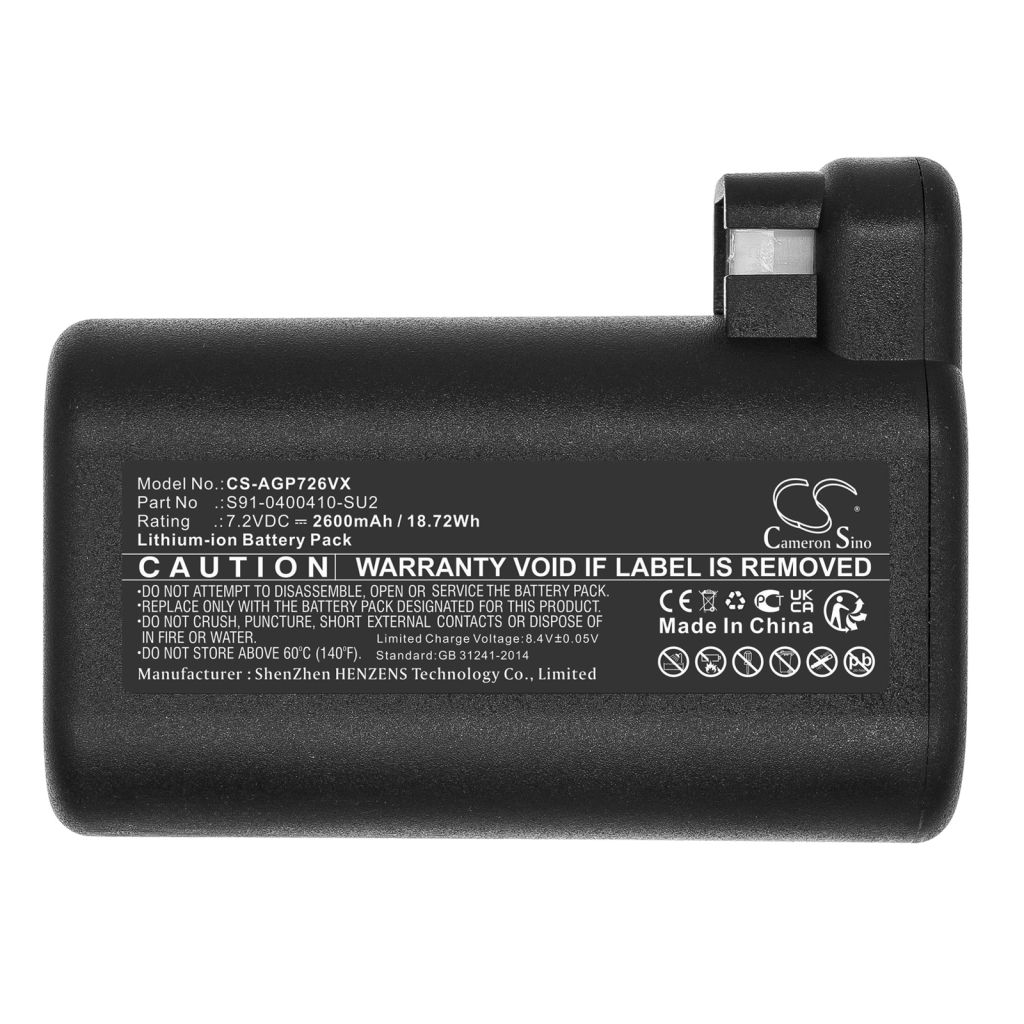 Batterijen voor stofzuigers AEG CS-AGP726VX
