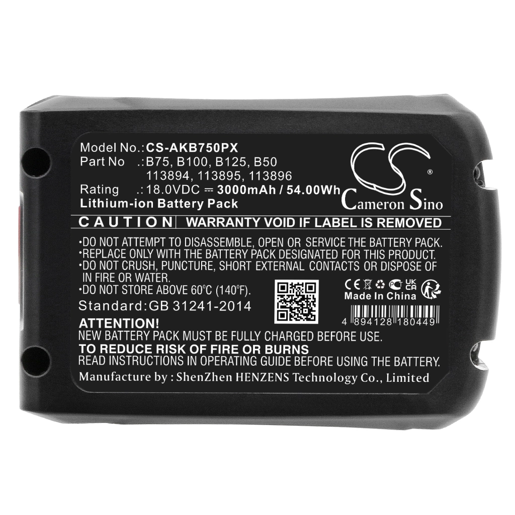 Batterijen Vervangt B75