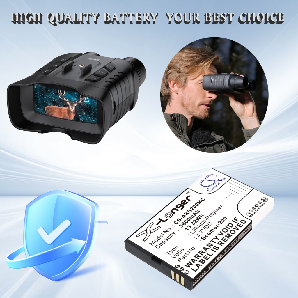 Batterij voor camera Akaso CS-AKS200MC