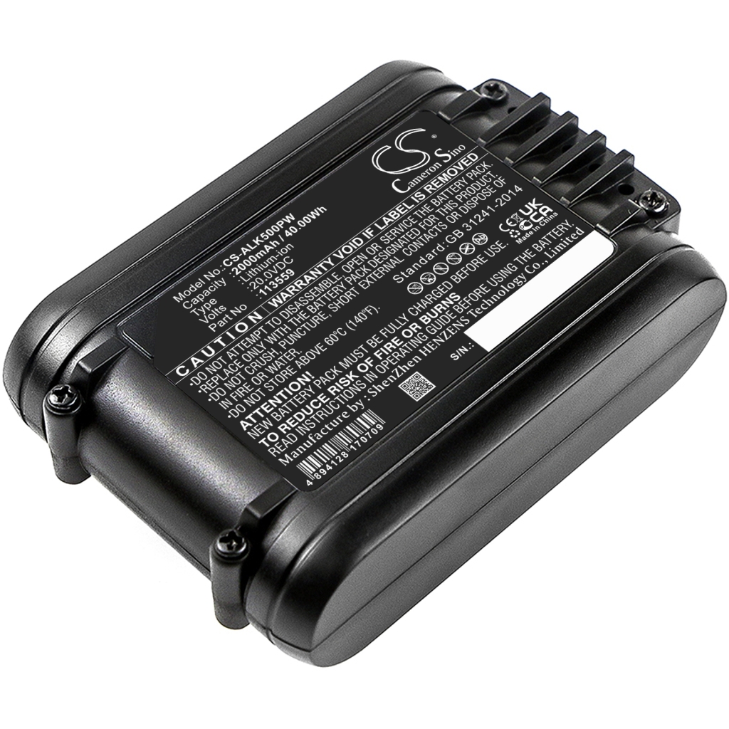 Power Tools Battery Rockwell CS-ALK500PW