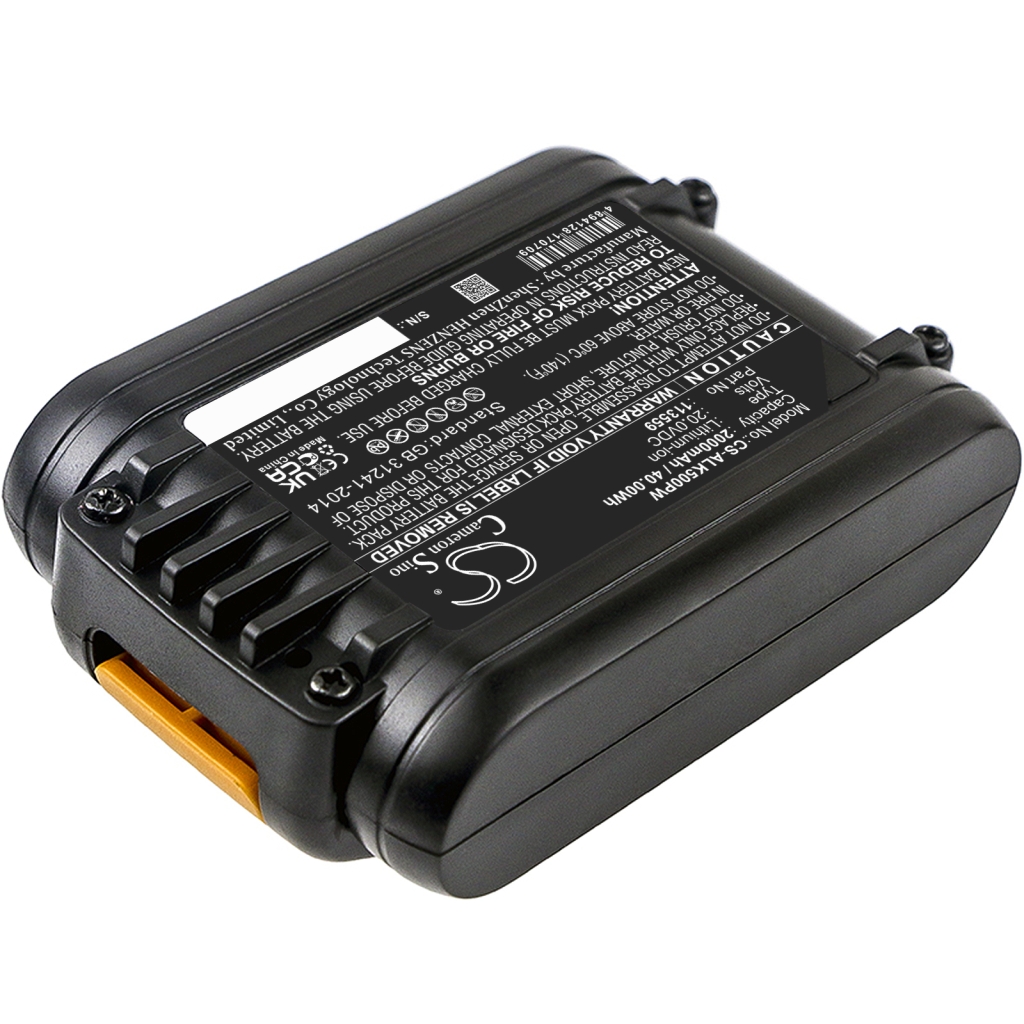 Power Tools Battery Rockwell CS-ALK500PW