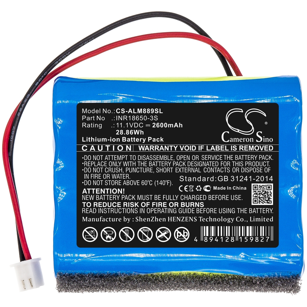Batterijen Vervangt INR18650-3S
