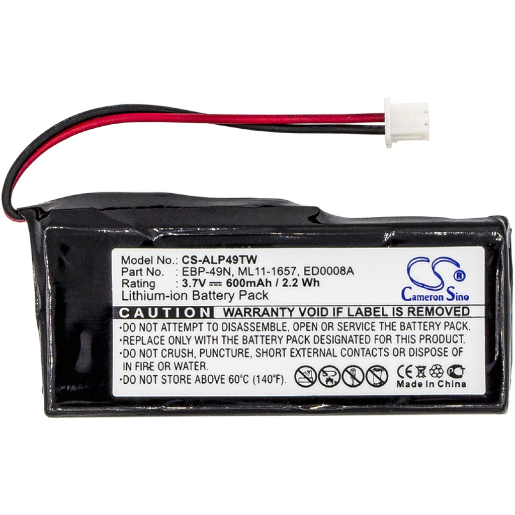 Battery compatible with ALINCO CS-ALP49TW
