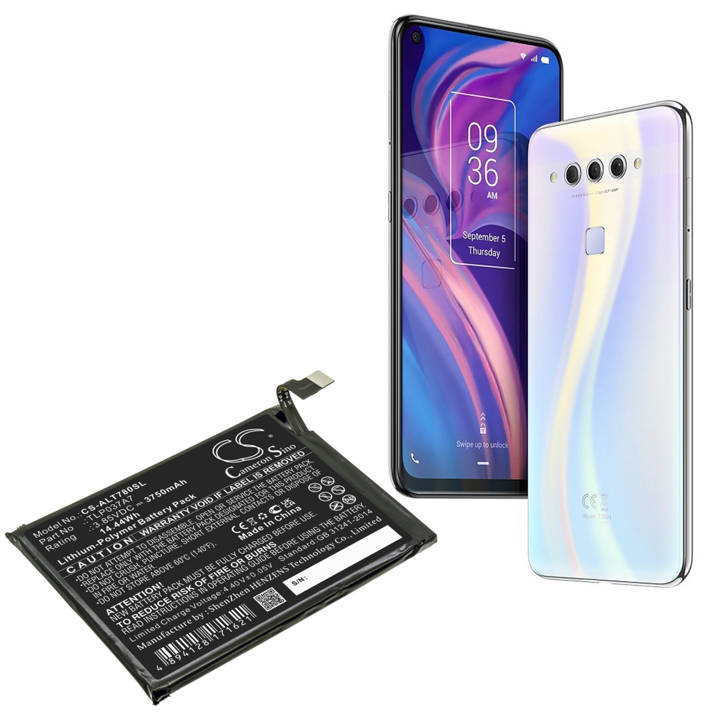 Compatibele batterijvervanging voor Alcatel TLP037A7