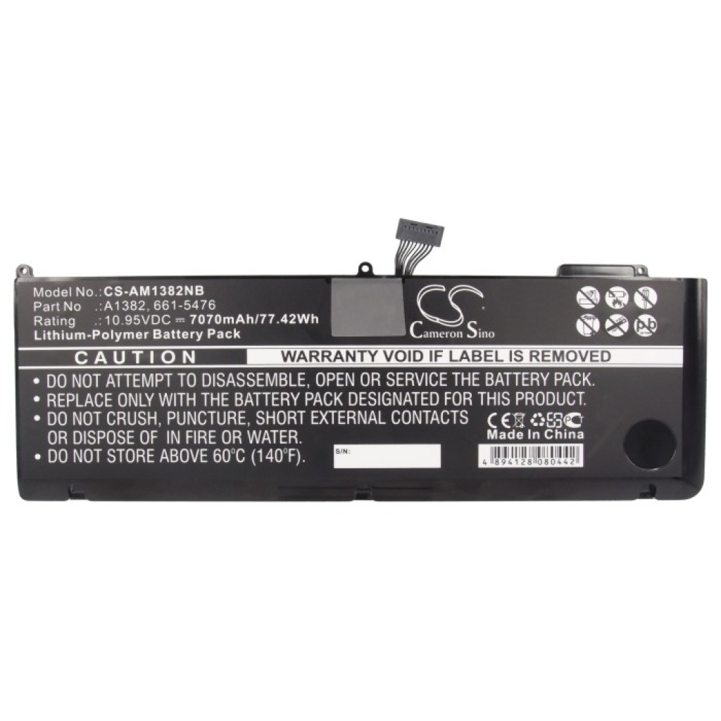 Batterijen Vervangt A1382