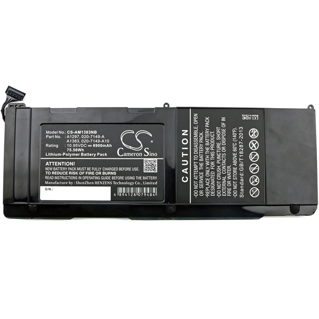 Batterijen Vervangt A1383