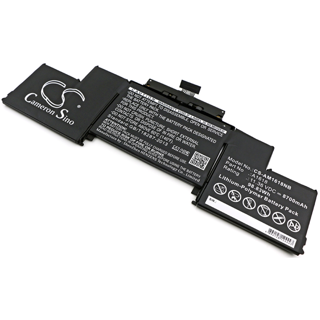 Notebook batterij Apple CS-AM1618NB