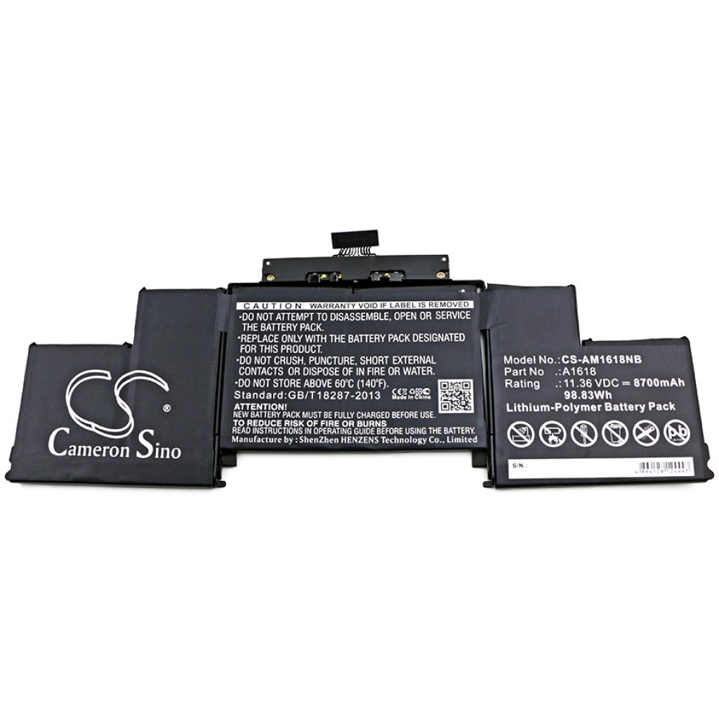 Notebook batterij Apple CS-AM1618NB