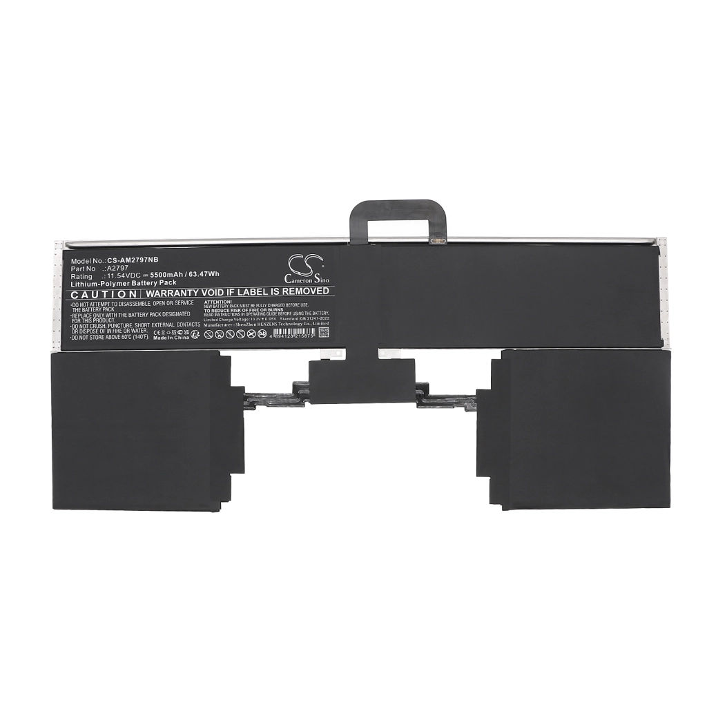 Compatible battery replacement for Apple A2797