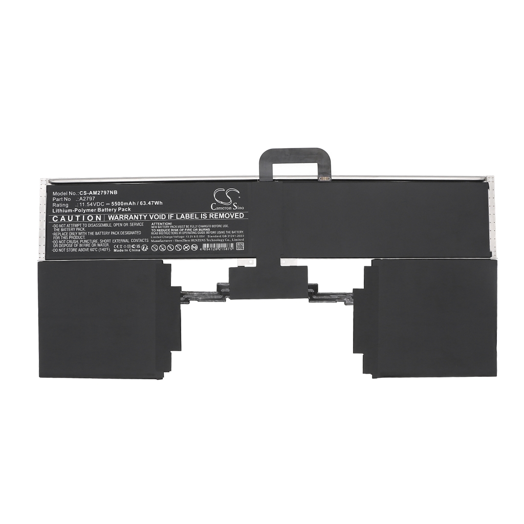 Compatible battery replacement for Apple A2797