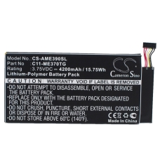 Compatibele batterijvervanging voor Asus C11-ME370TG