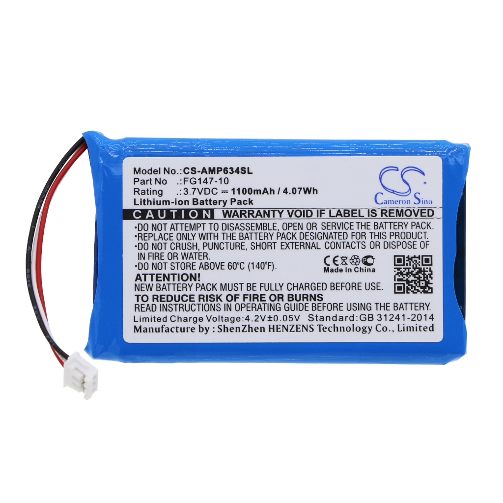 Batterijen Batterij voor afstandsbediening CS-AMP634SL