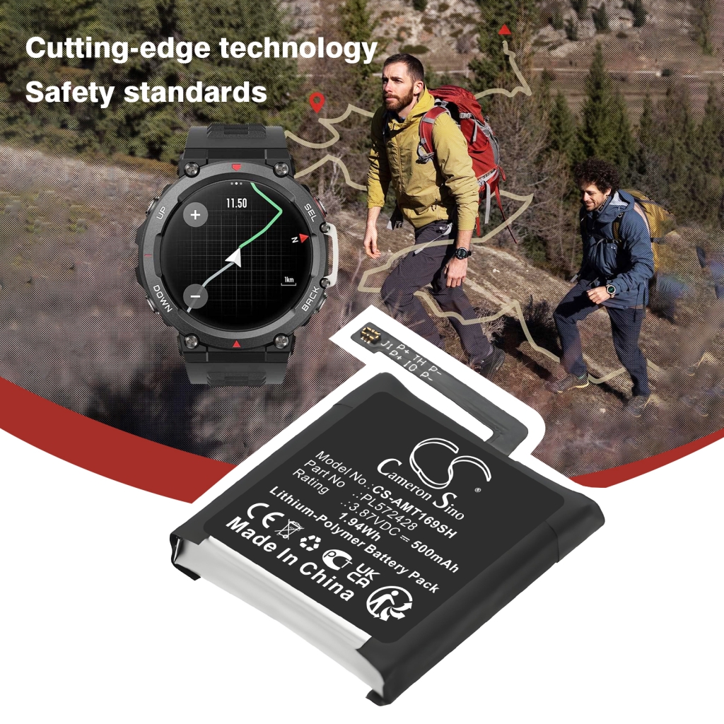 Batterij Vervangt PL572428