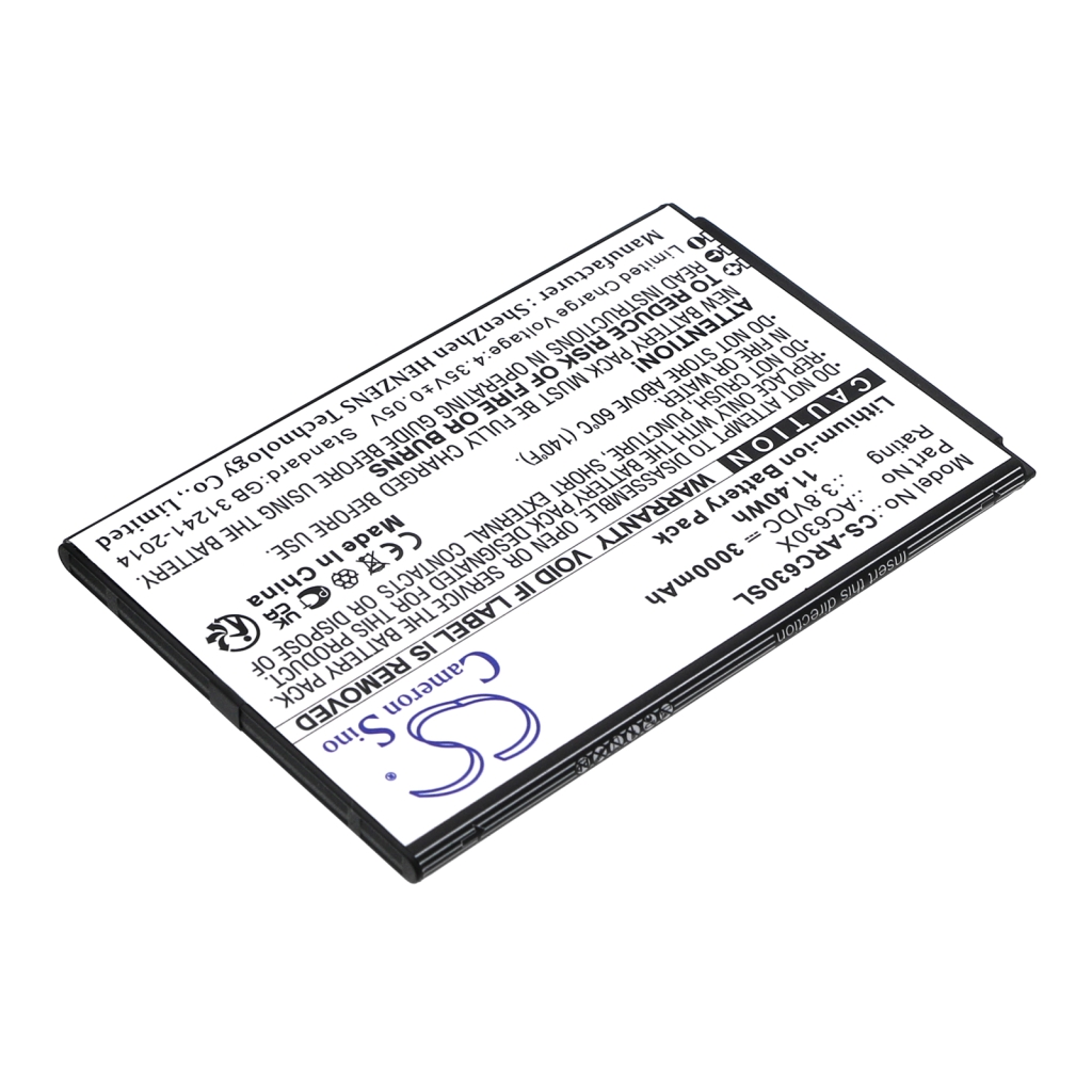 Compatibele batterijvervanging voor Archos AC630X