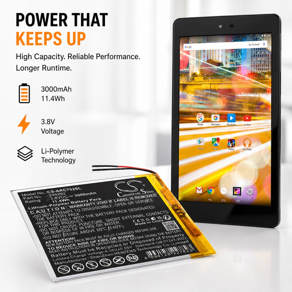 Battery for ARCHOS AC70OX
