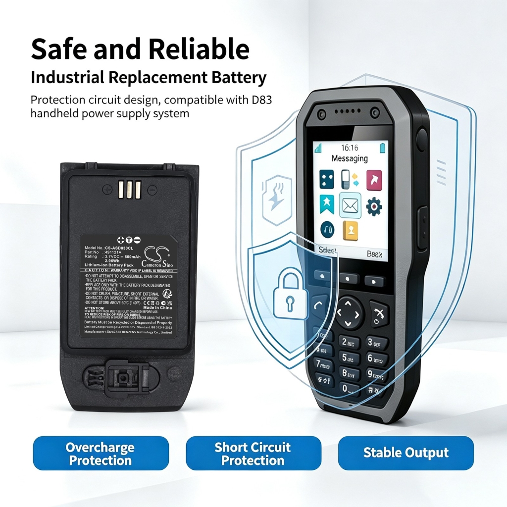 Battery compatible with Ascom
