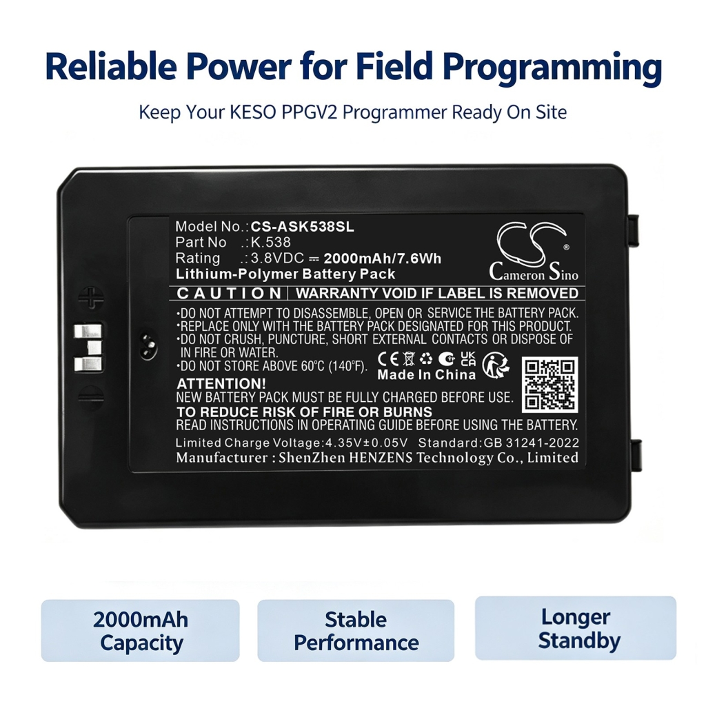 Battery for Assa Abloy Mifare Desfire