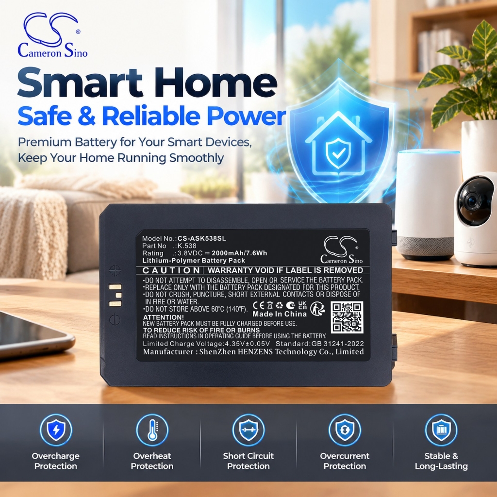 Batterij compatibel met Assa abloy