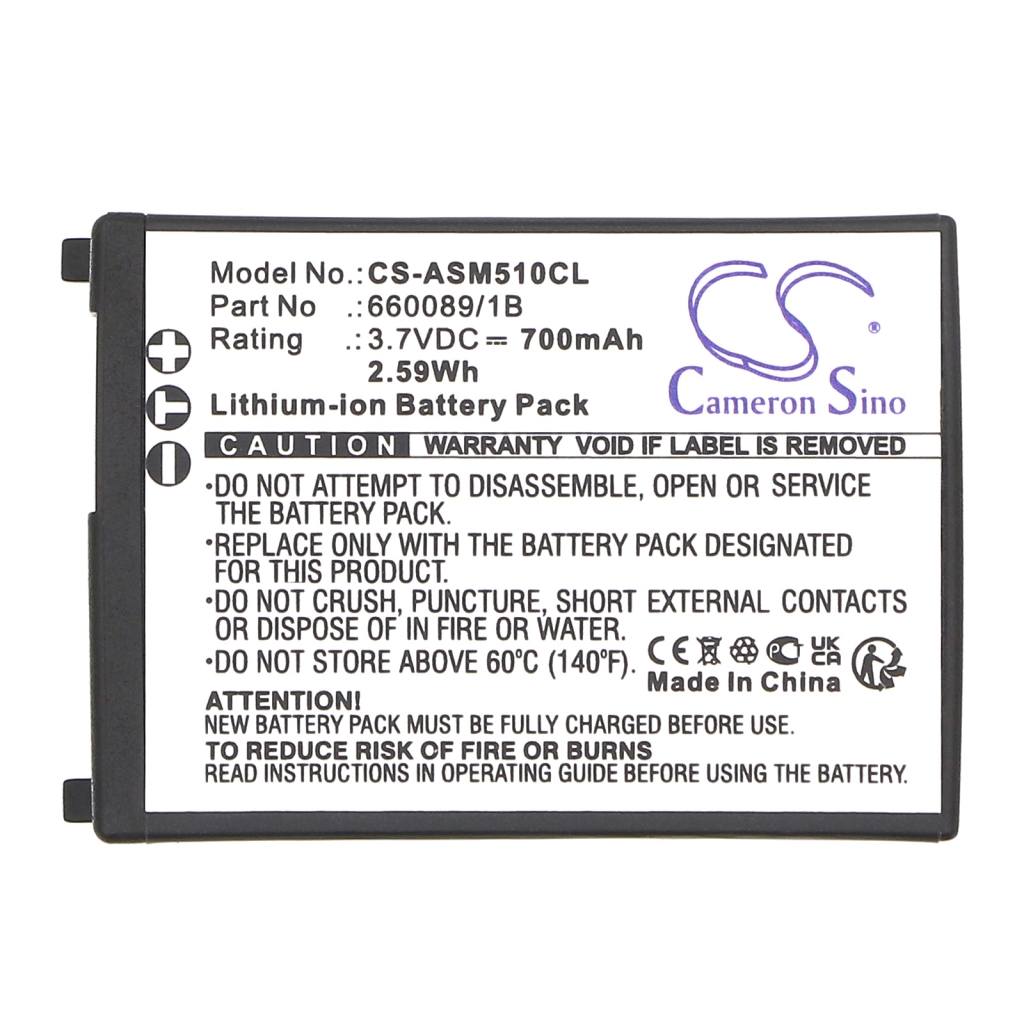 Batterijen Vervangt 660109