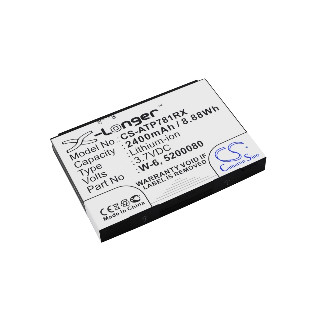 Compatibele batterijvervanging voor AT