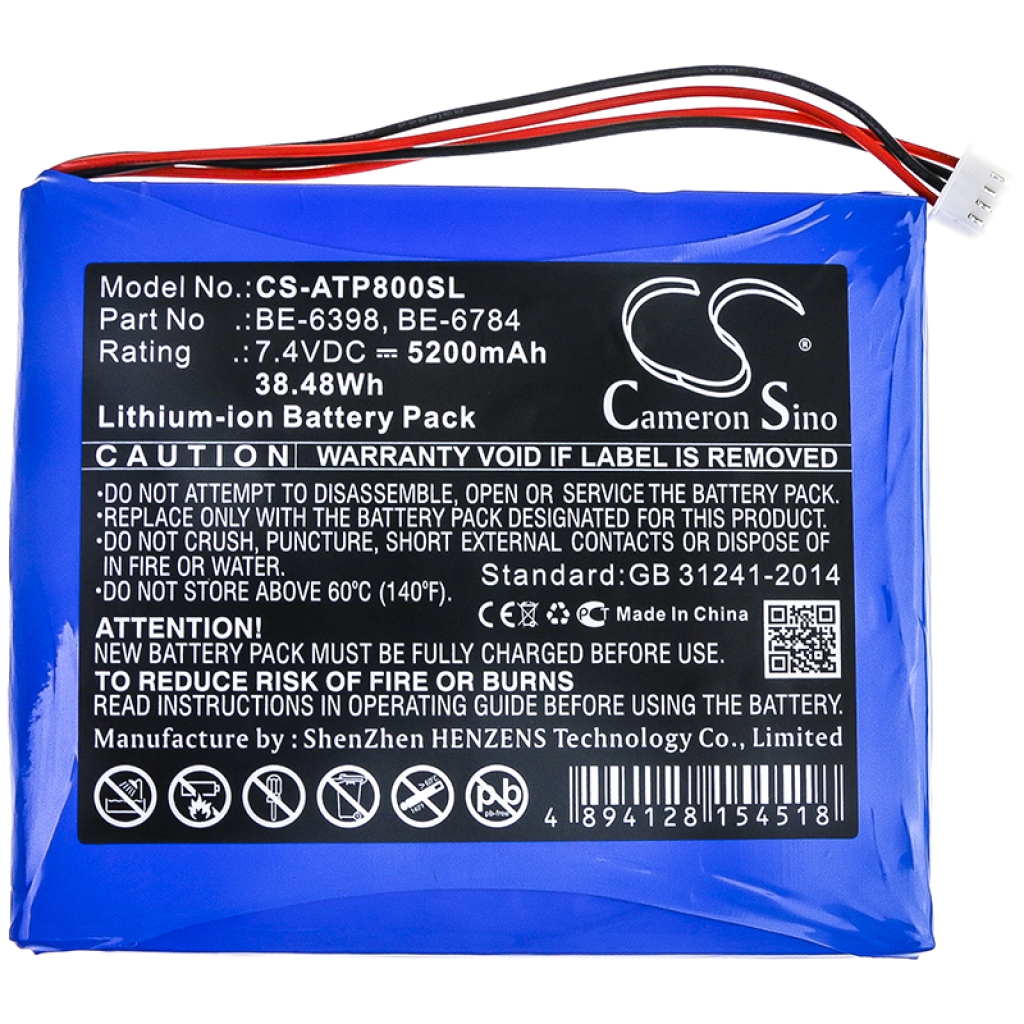 Batterijen Batterij voor elektrisch gereedschap CS-ATP800SL