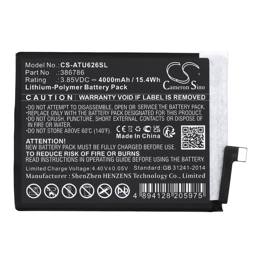 Batterij voor mobiele telefoon AT&T CS-ATU626SL
