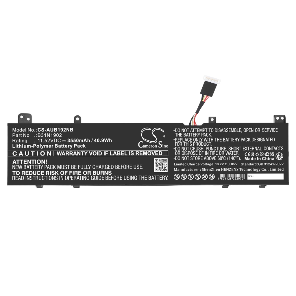 Notebook batterij Asus CS-AUB192NB